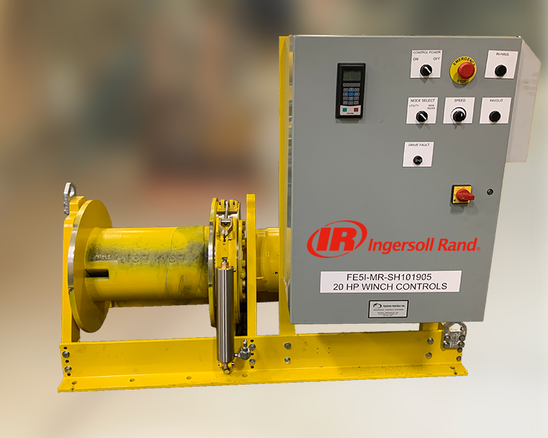 Electric winch fulcrum