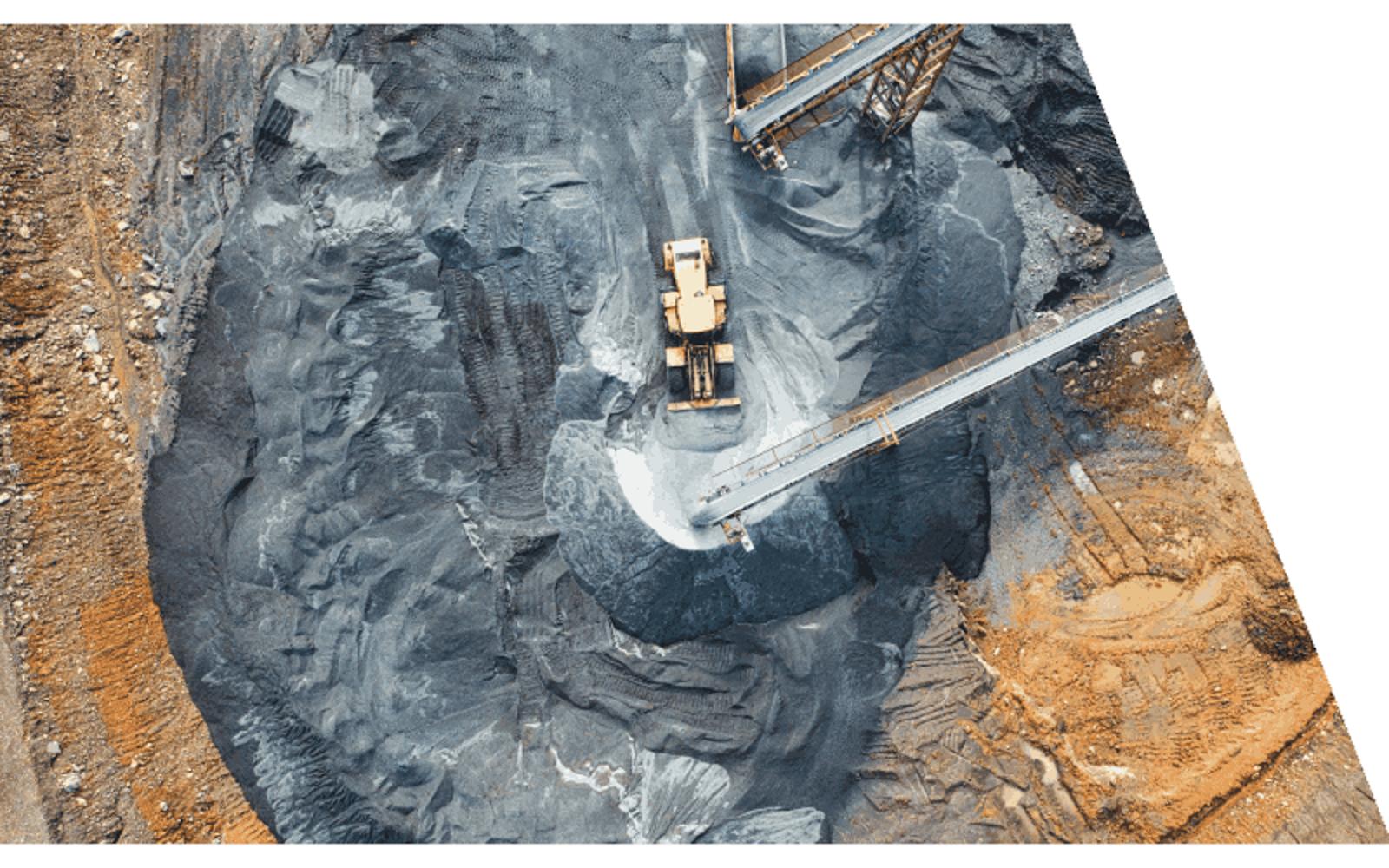 miners working in a rock quarry