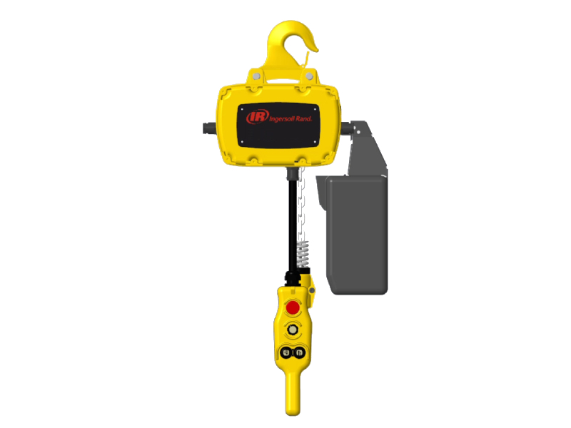 elift electric chain hoist front side view