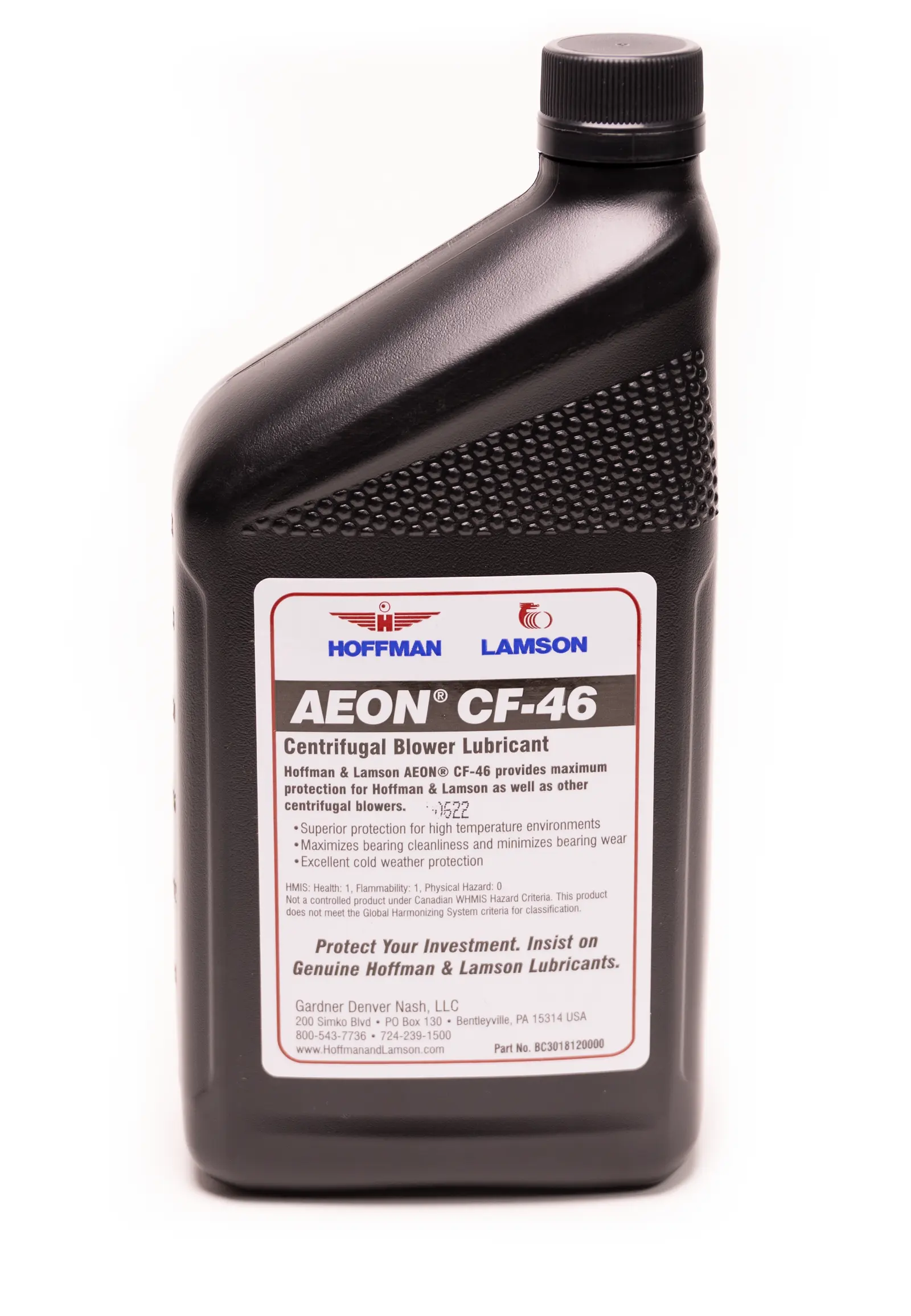 BC3018120000 AEON CF-46 Oil, 1 Quart Bottle | Excelsior Blower Systems BC3018120000 AEON CF-46 Oil, 1 Quart Bottle | Excelsior Blower Systems