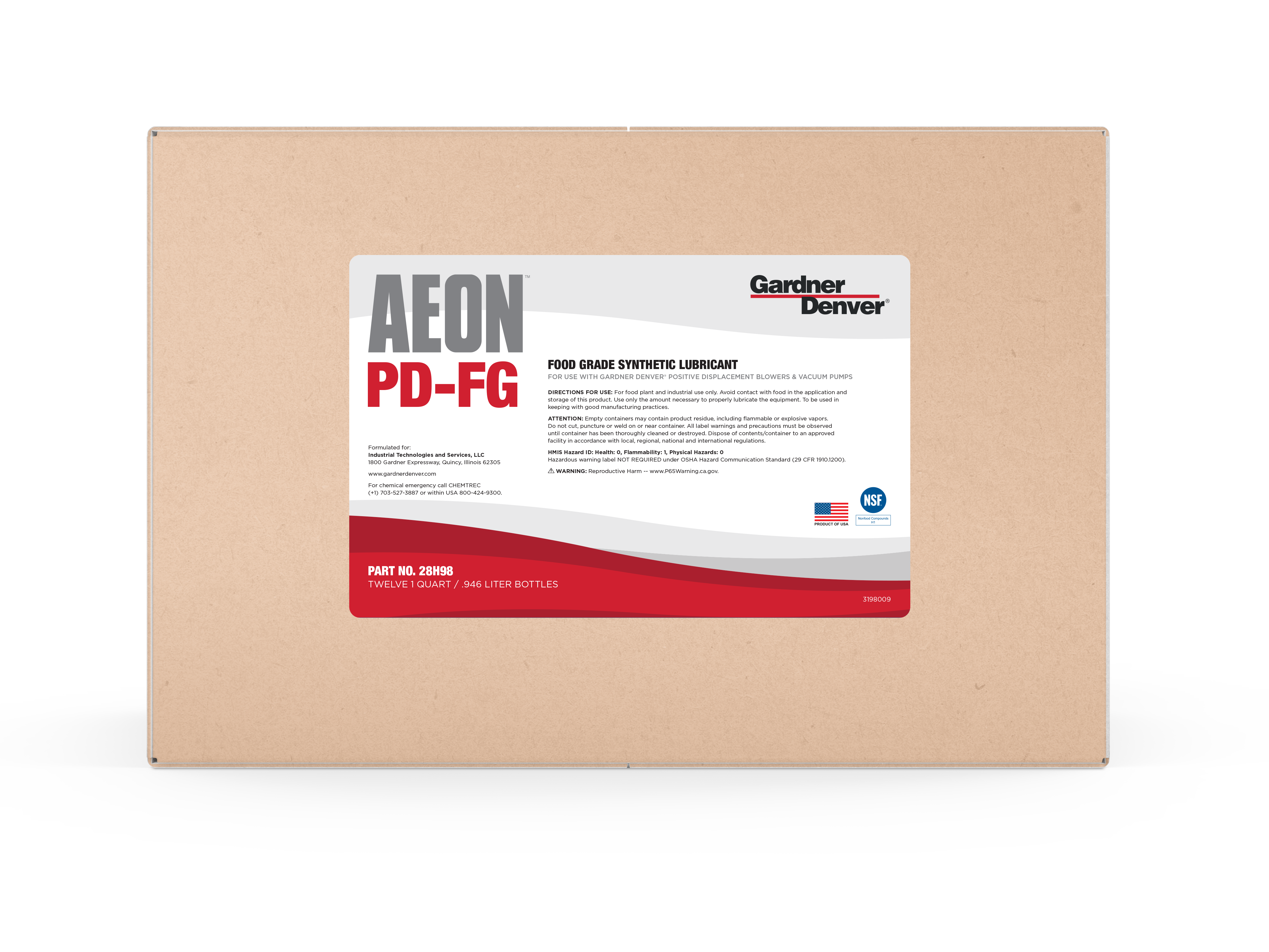 28H98 AEON PD-FG, 12 Quart Case