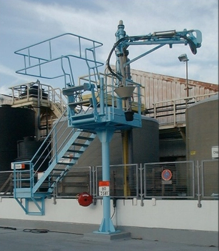 Loading system safety cage