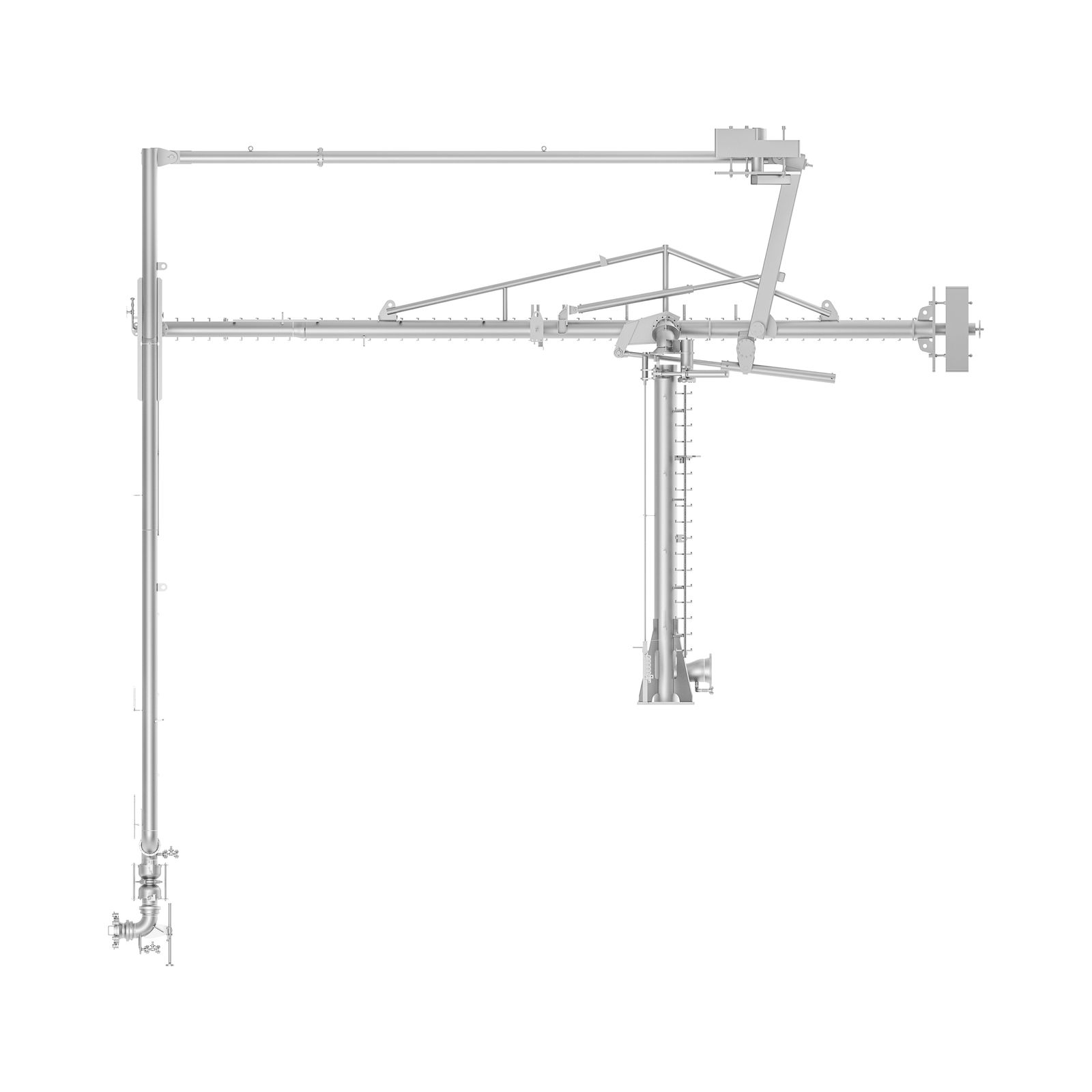 Chemical marine loading arm