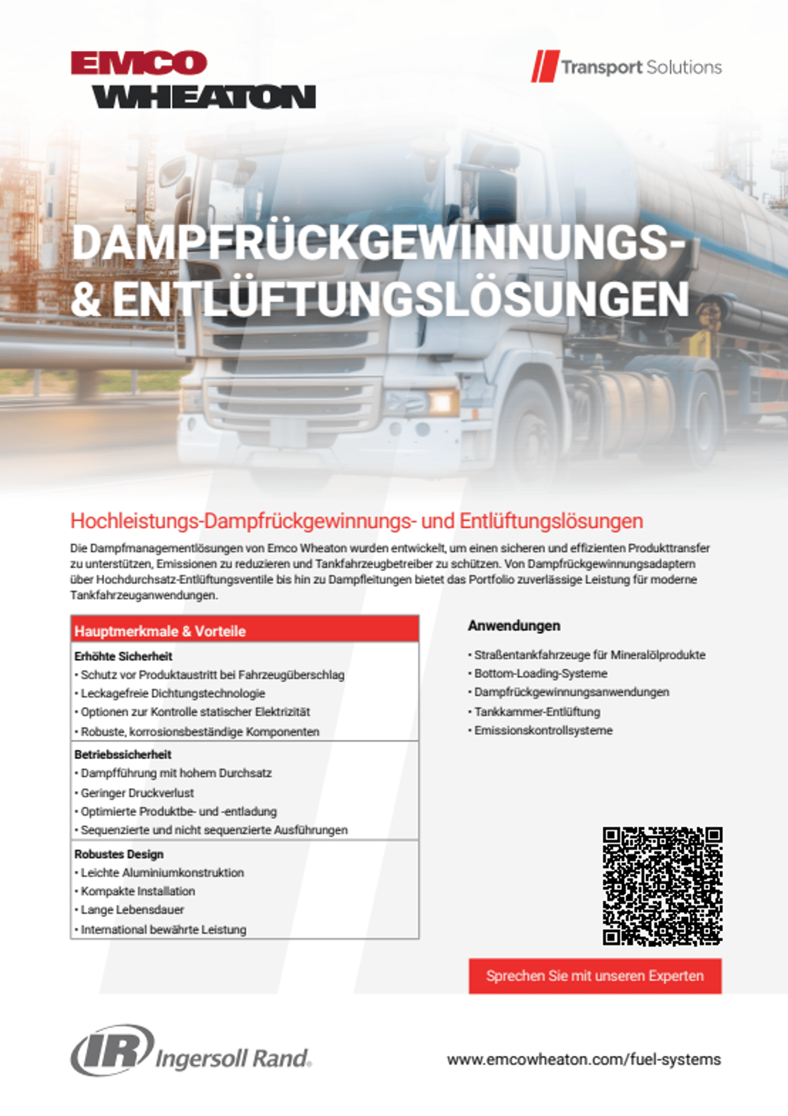 Vapor Transfer Vents Product German