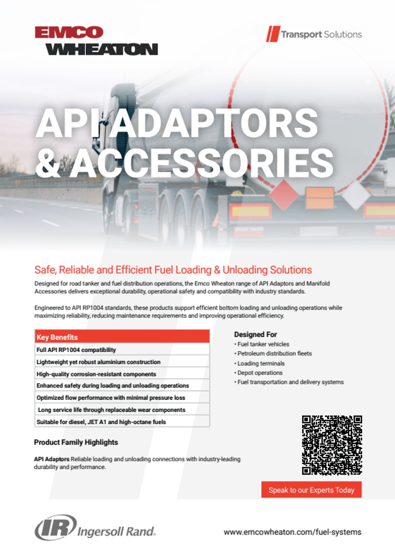 API Adaptors flyer English