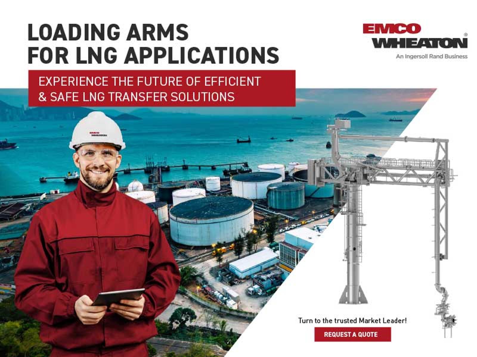 Emco Wheaton loading arms for LNG applications brochure