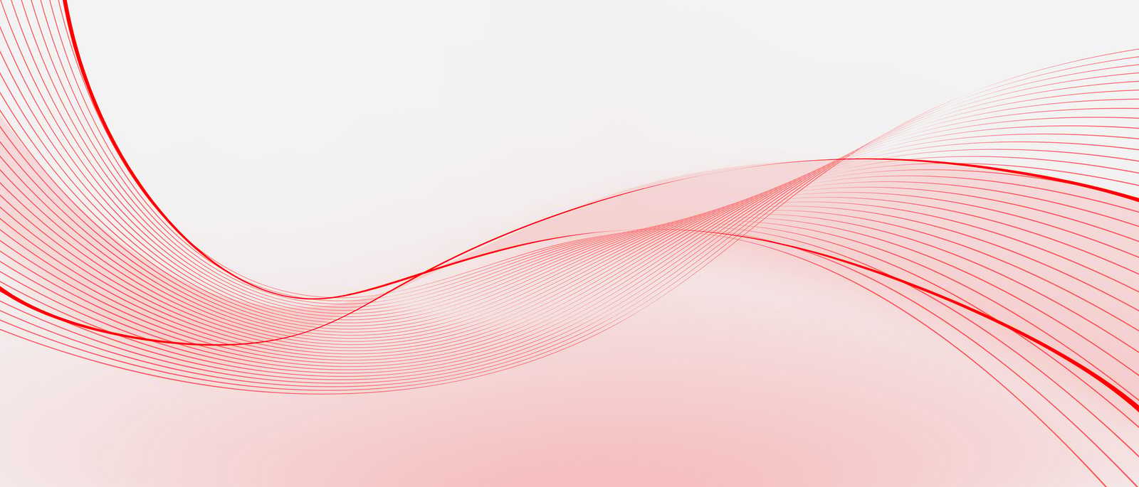 Red wave on a white background