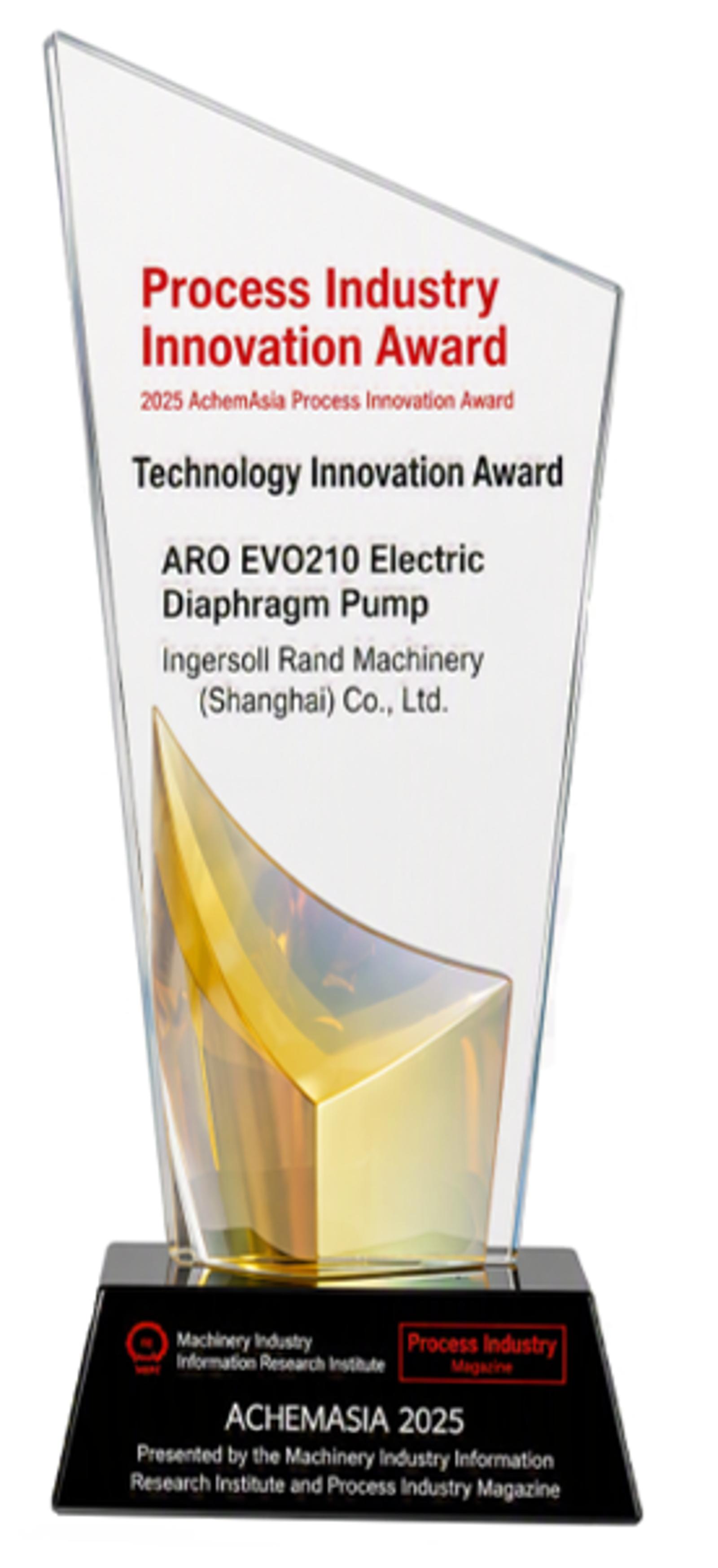 EVO 210 electric double diaphragm pump AchemAsia 2025 innovation award