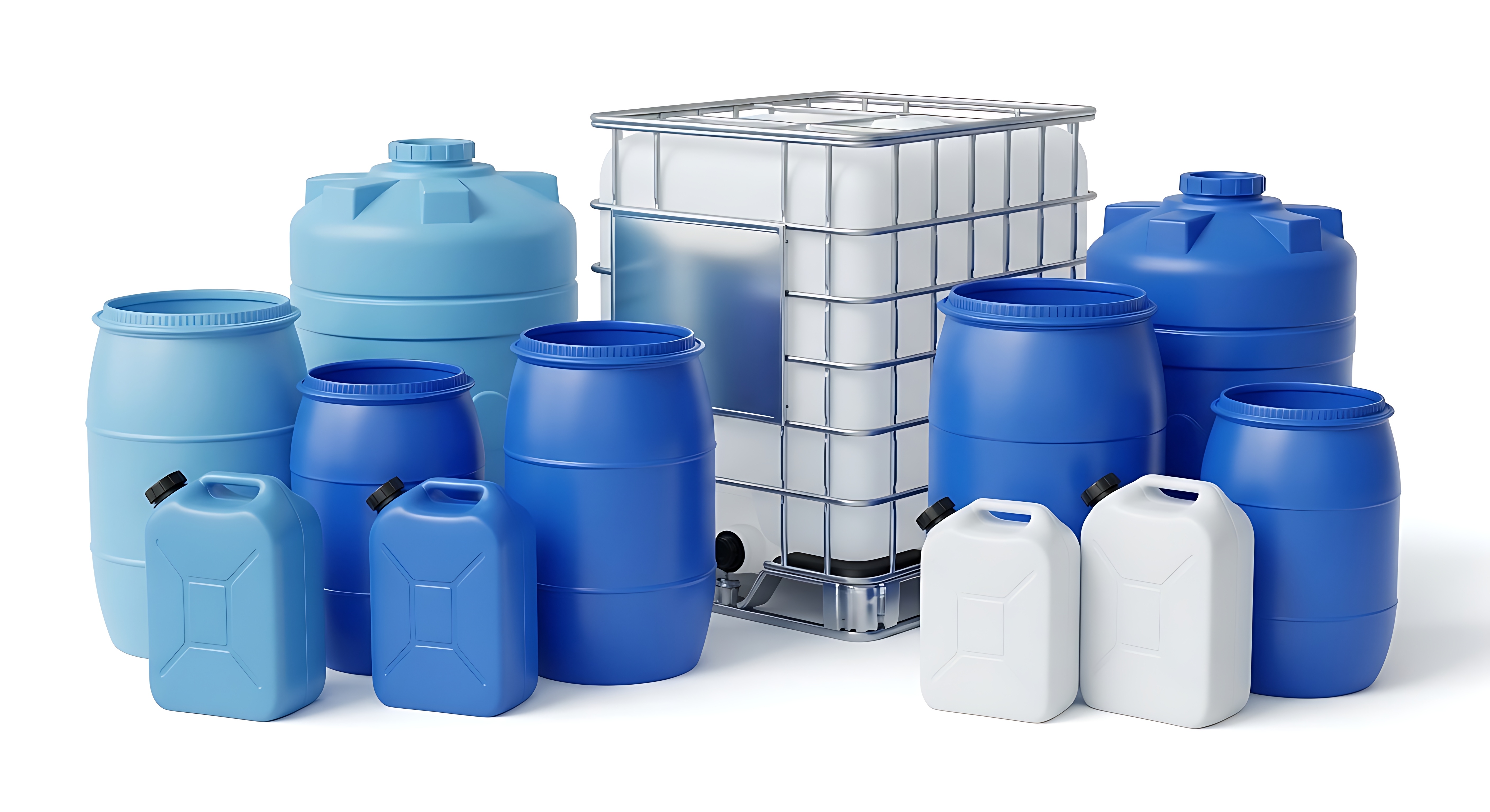 Containers, ibc, barrels, drums