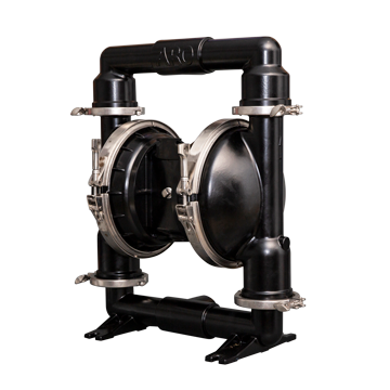 ARO 2"" aluminum band clamp pump side angle