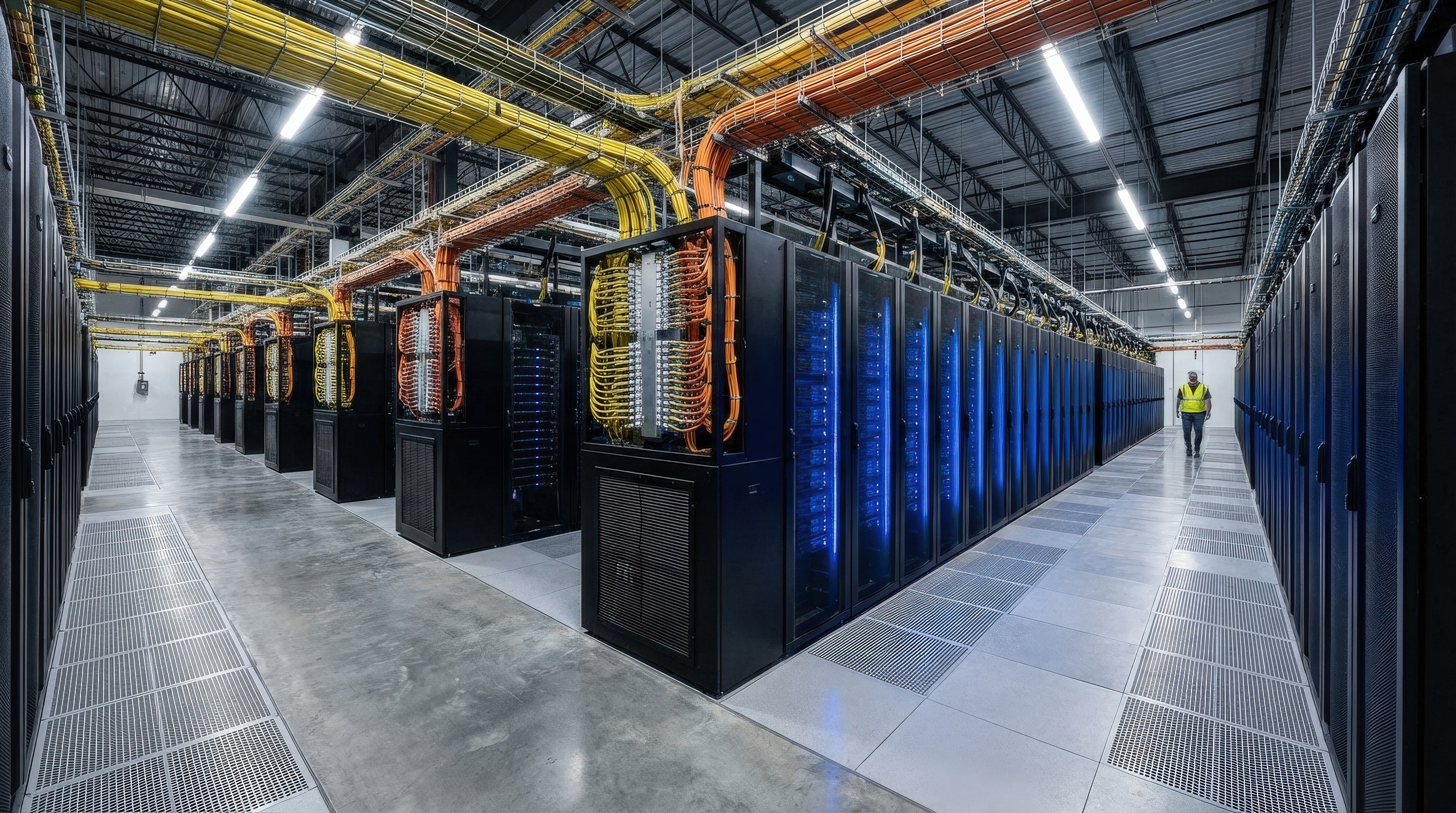 Data Center Cooling System Angle View