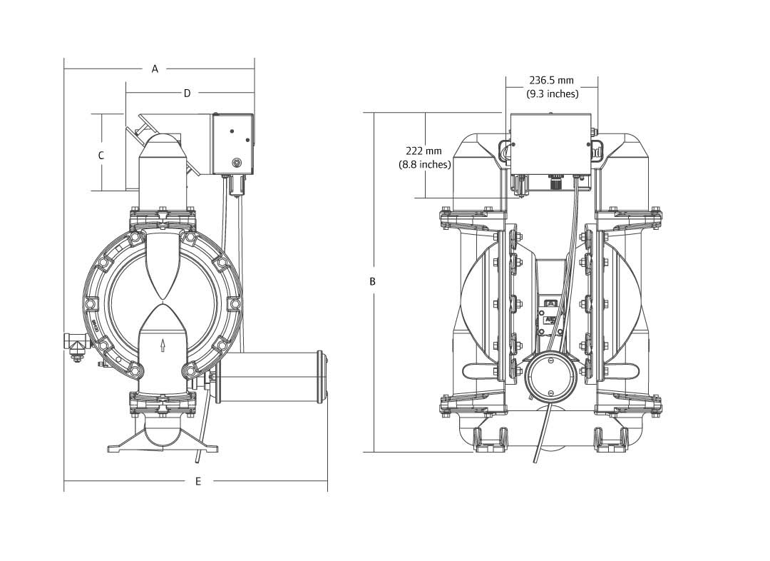 Kit di disidratazione automatica Dimensioni