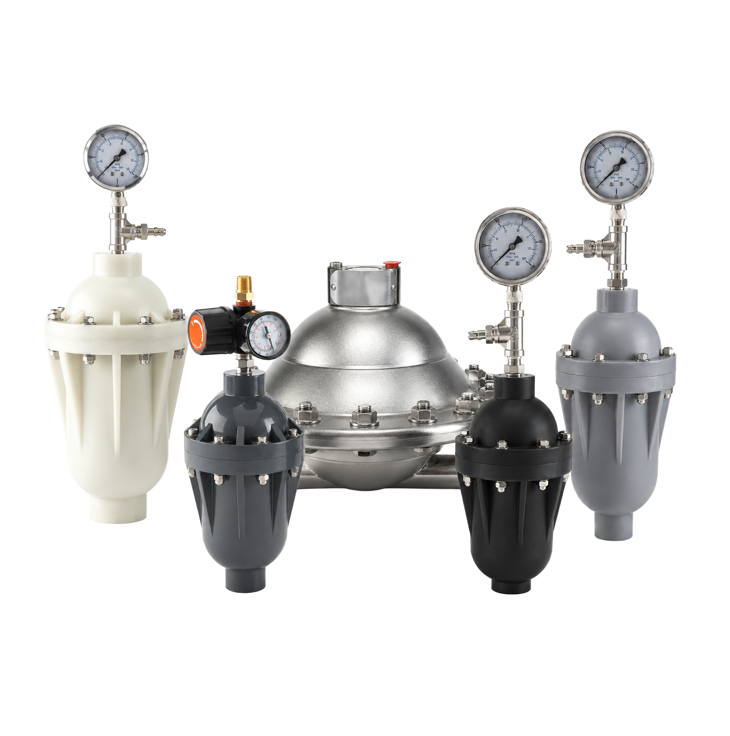 Pulsation dampeners family