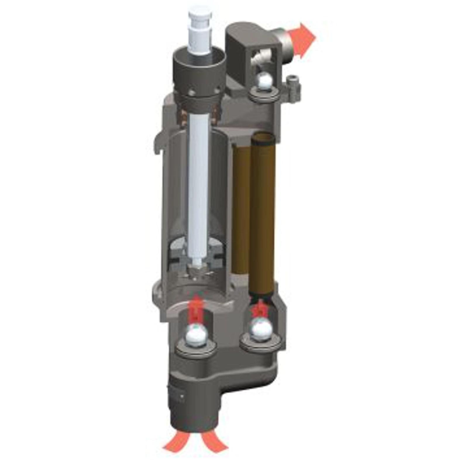 ARO 4-Ball piston pump for high-volume transfer and recirculation
