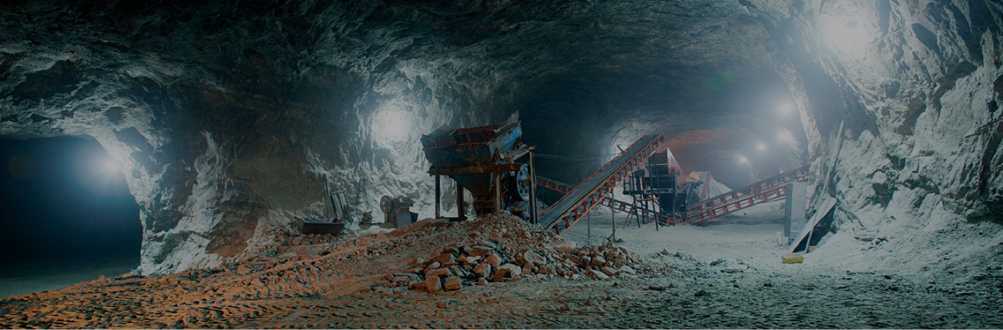 Mining with ARO pumps in operation