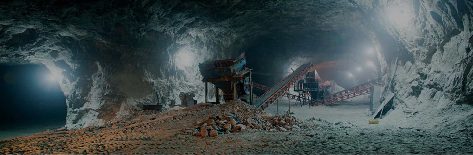 Mining with ARO pumps in operation
