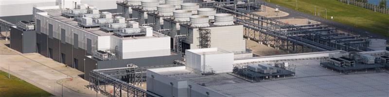 data center building web banner