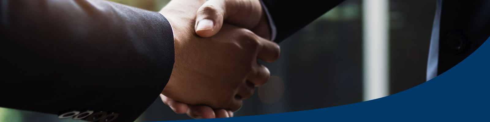 A handshake 