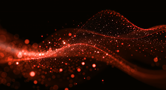 Red fluid wave News banner fallback