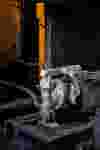 ARO air diaphragm pump in use for a national leader in the recycling of silver-bearing x-ray film