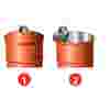 Material agitators for diaphragm pump