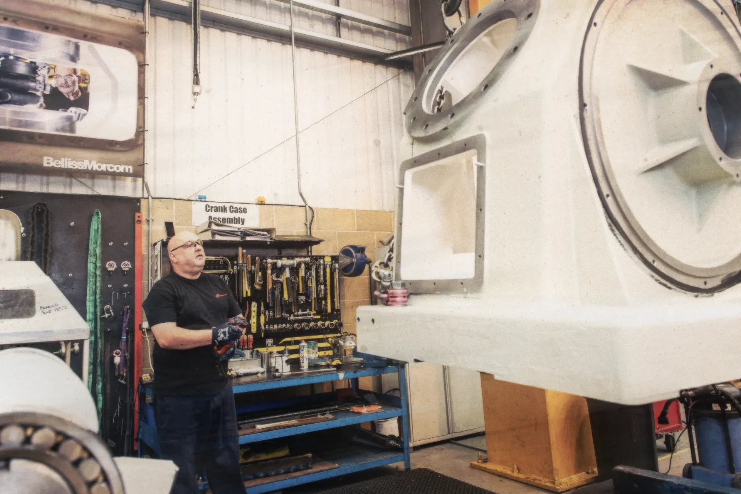 reciprocating compressor and Belliss & Morcom