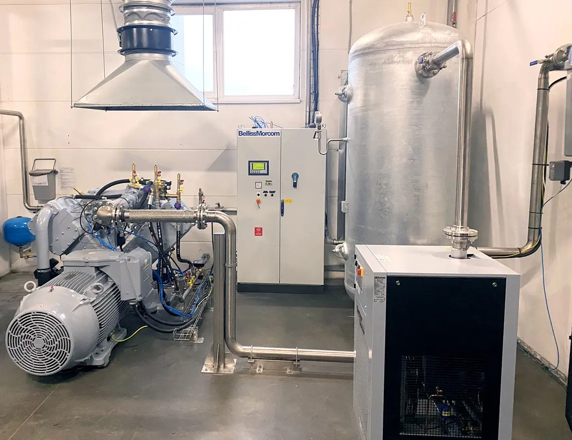 high pressure air compressor Belliss & Morcom