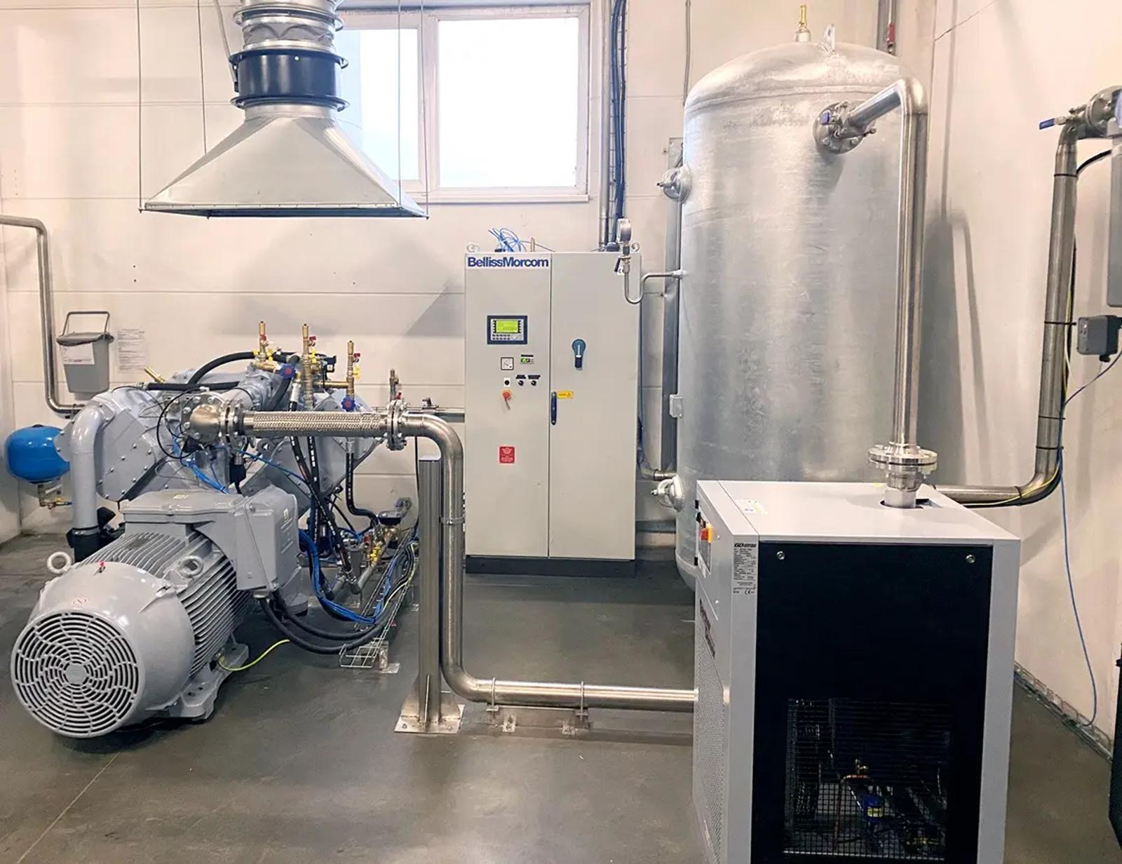 high pressure air compressor Belliss & Morcom