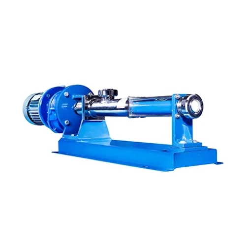 Stainless steel progressive cavity pump isometric view