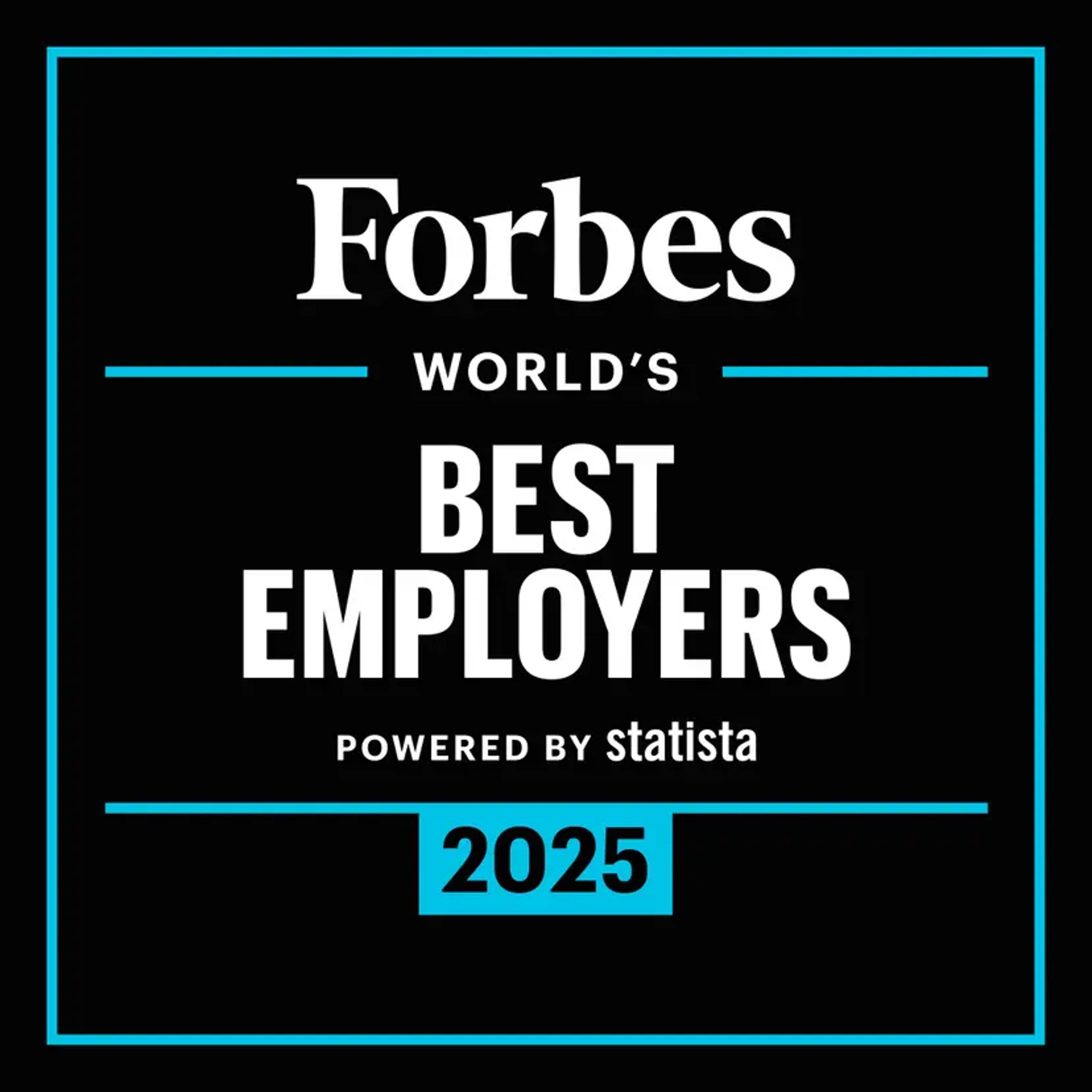 2025 Forbes World’s Best Employers