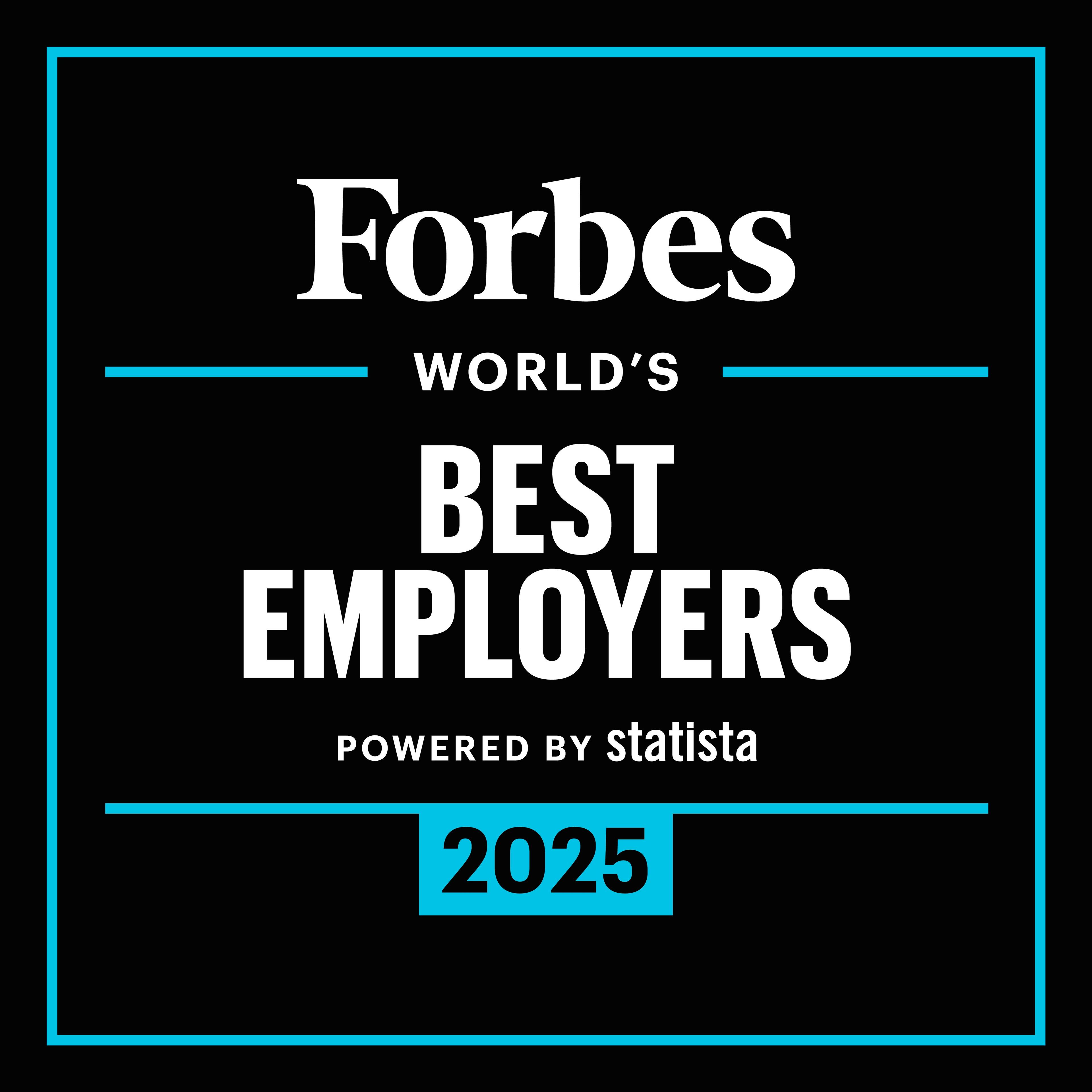 2025 Forbes World’s Best Employers