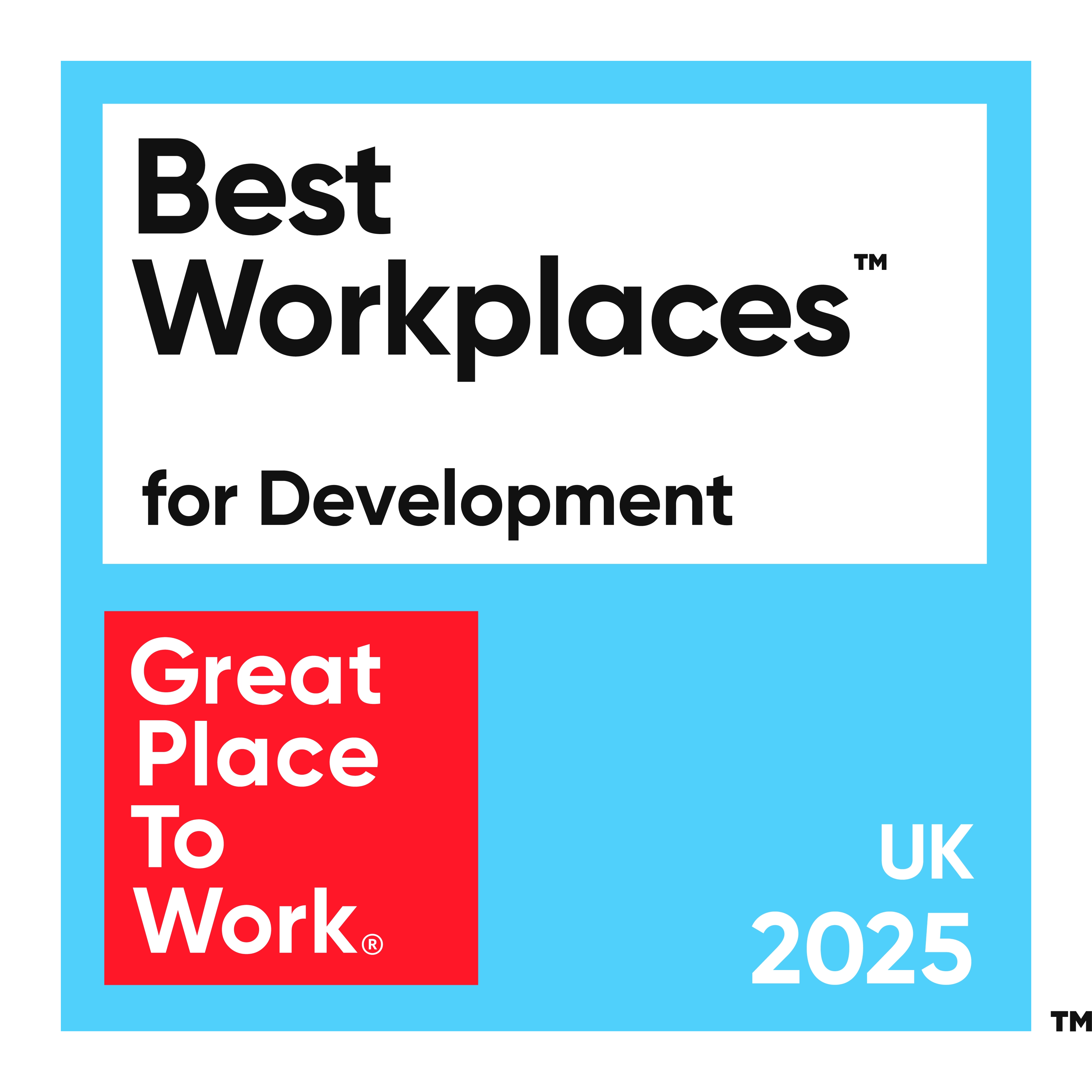 2025 UK Best Workplaces for Development