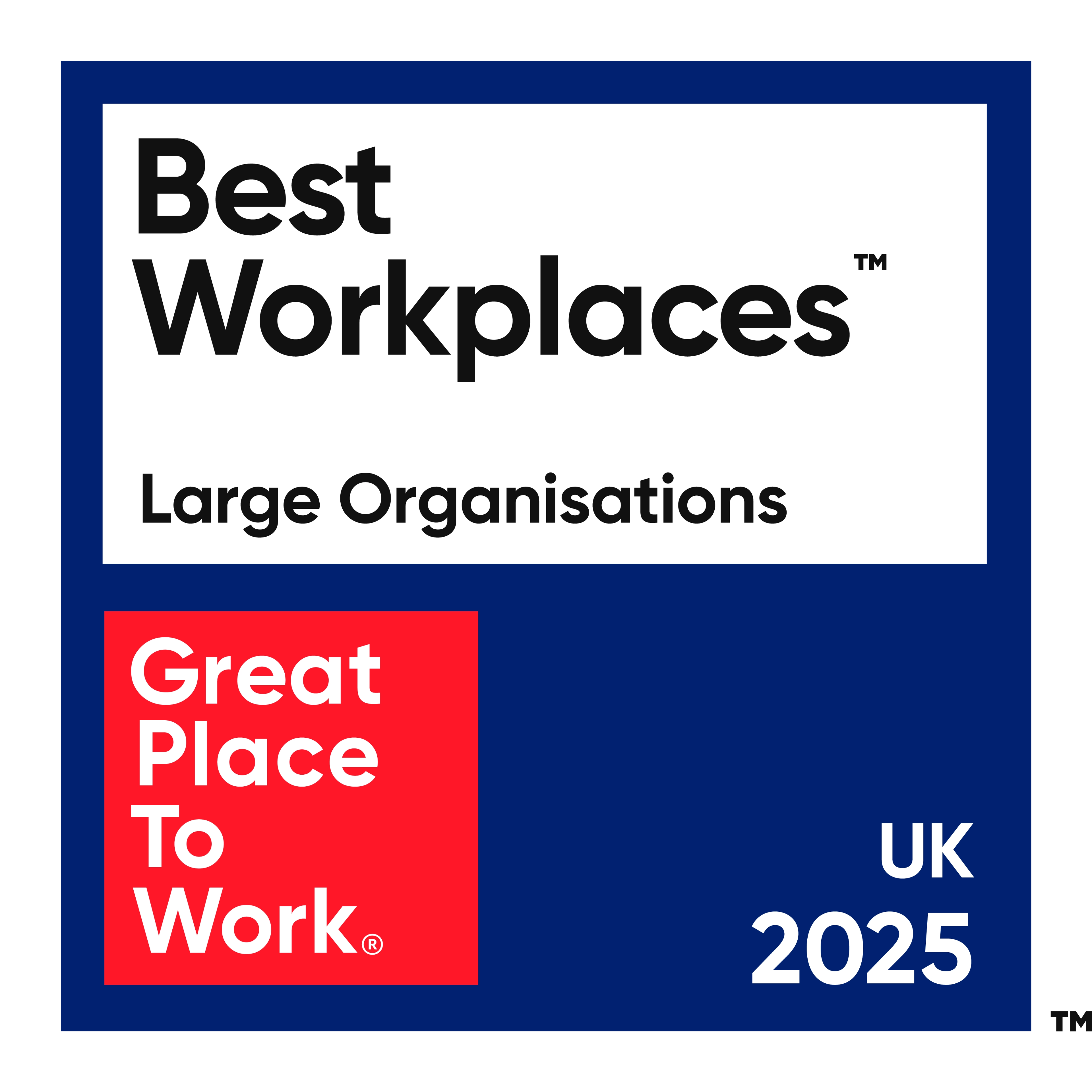 2025 Best Workplaces Large Organisations