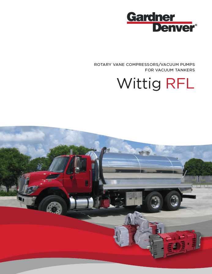 Wittig RFL Vacuum Pump Brochure Cover