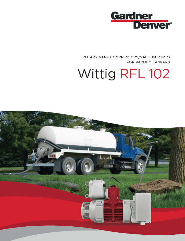 Wittig RFL102 Rotary Vane Compressor Vacuum Pump Brochure