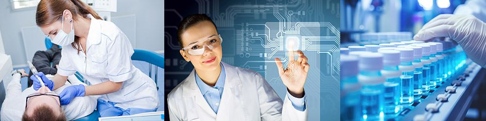 compressor and vacuum use in medical applications
