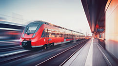 Electric rail compressor