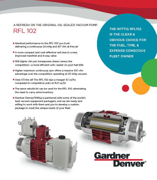 Wittig RFL102 Vacuum Pump Flyer Cover