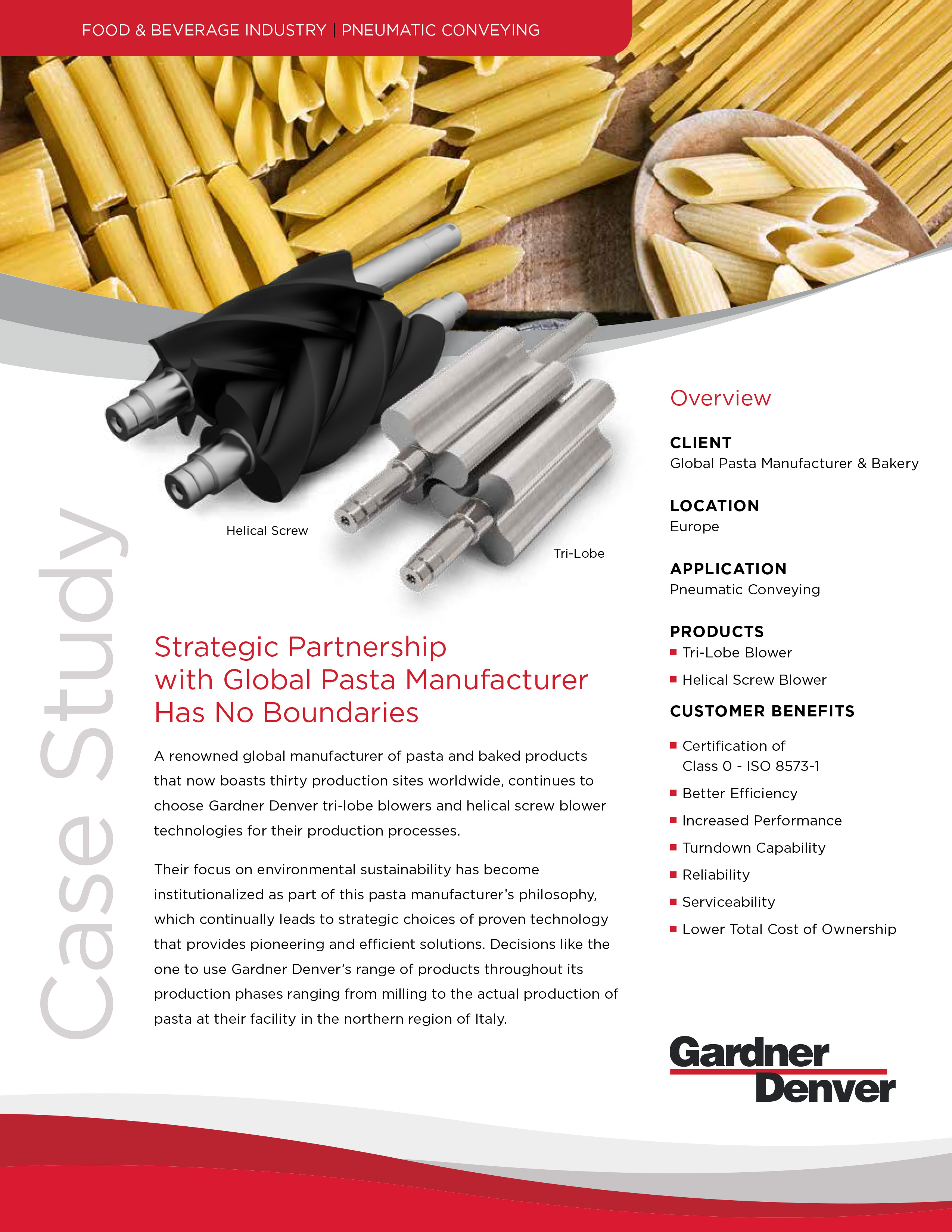 Partnership with Global Pasta Manufacturer