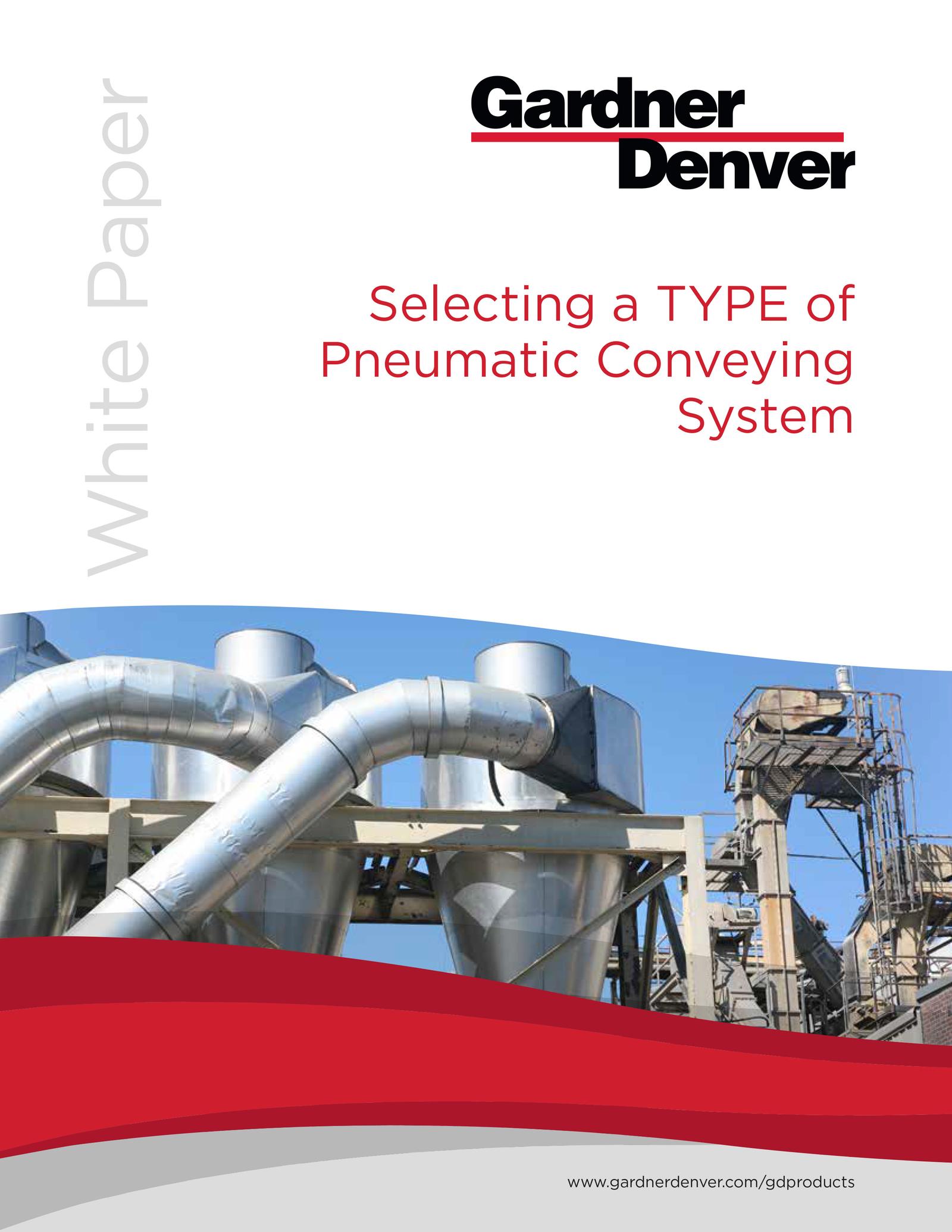 Selecting the type of Pneumatic Conveying System