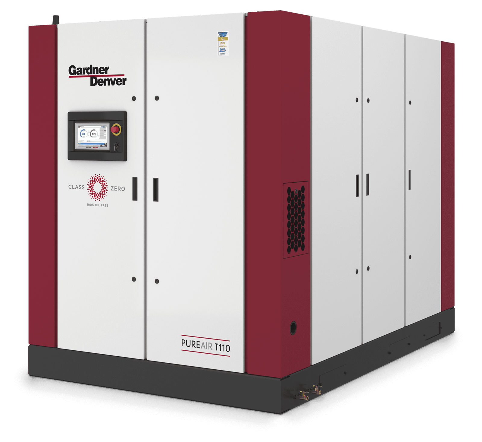 PureAir Series Oil-Free Screw Air Compressor 90-160kW (120-215 hp)