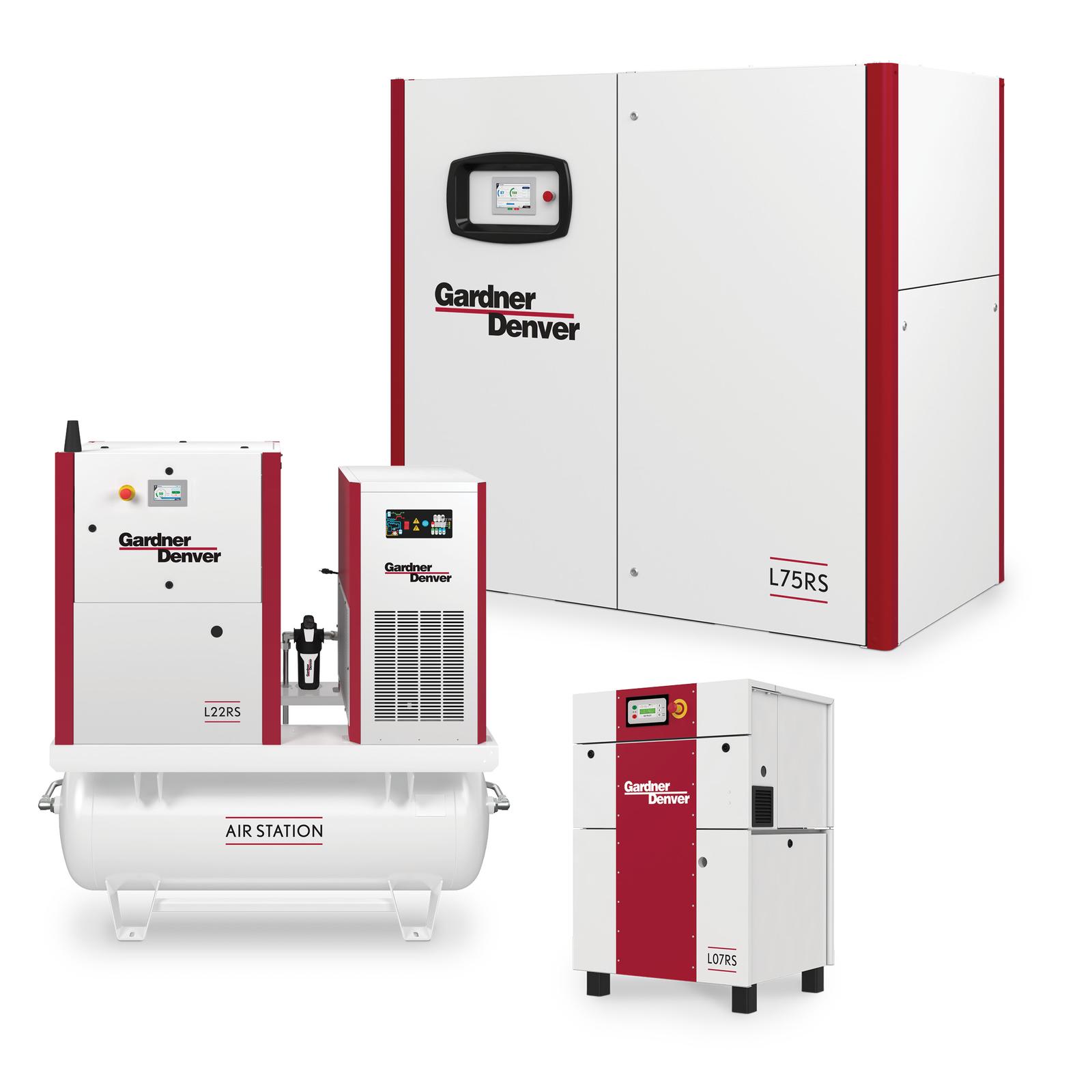LRS-Series 10-400 HP Rotary Screw Air Compressors