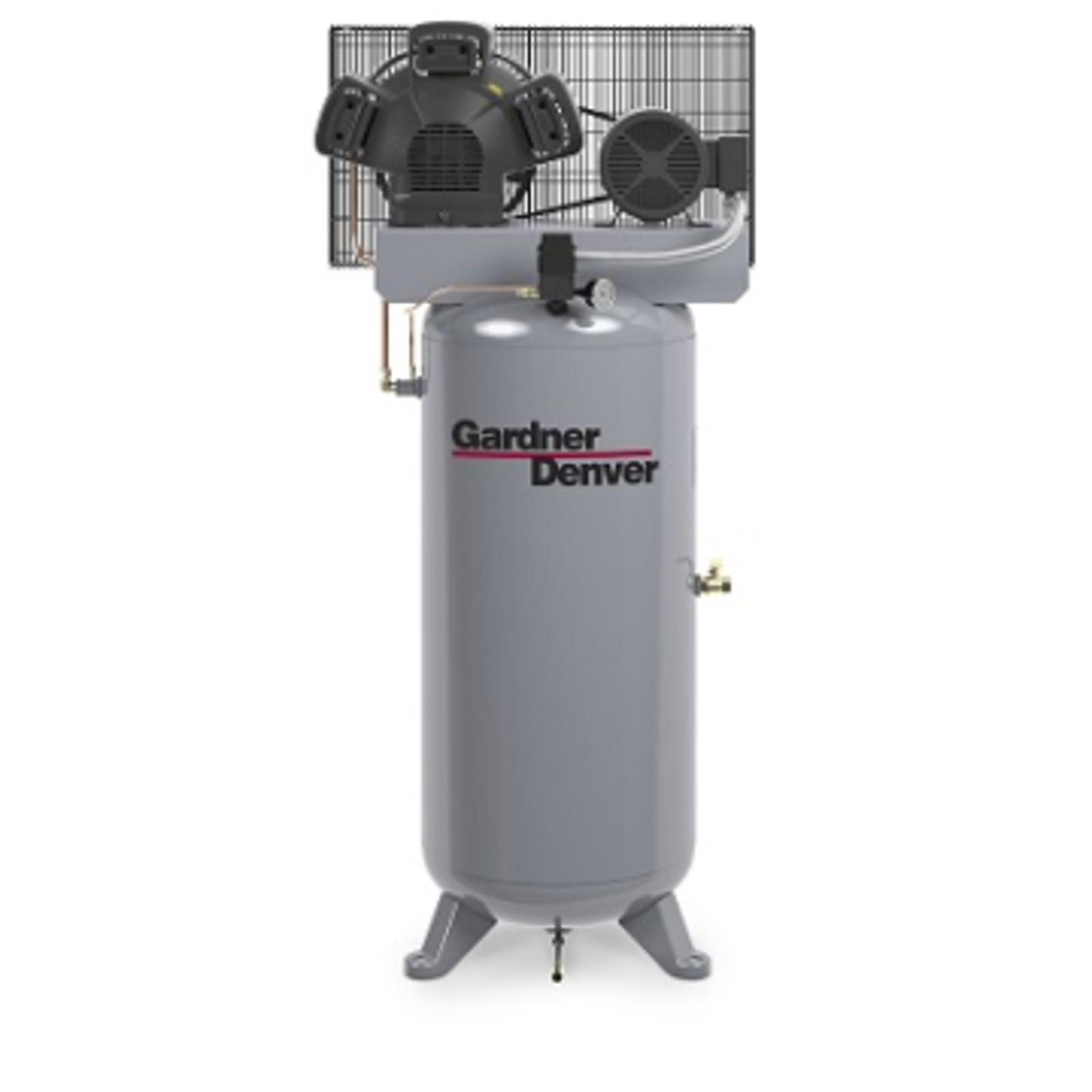 Reciprocating Compressor on Horizontal Tank Value Plus Gardner Denver