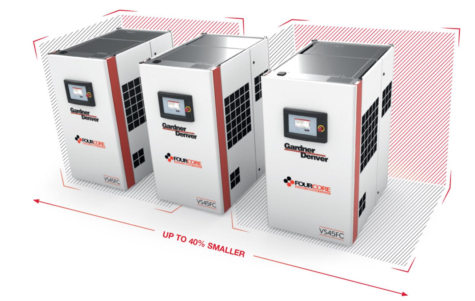 Up to 40% smaller in size