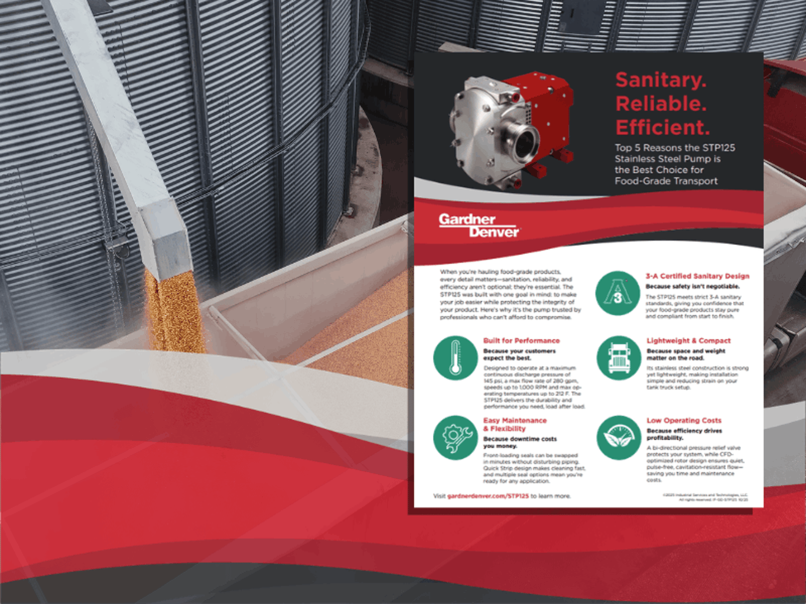 Sanitary. Reliable. Efficient. 