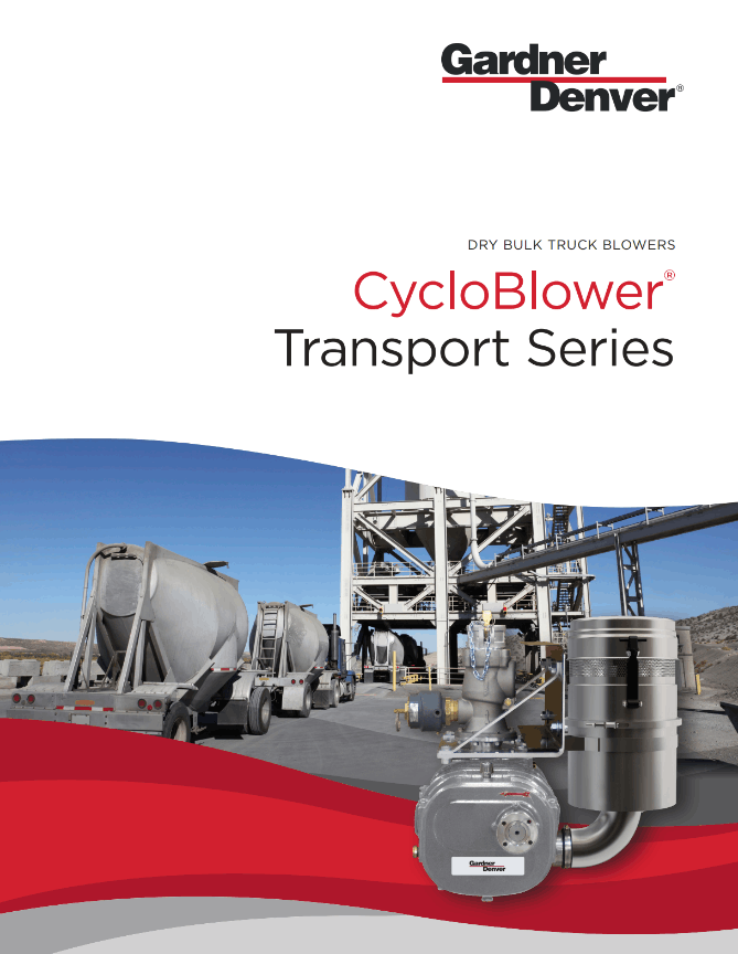 CycloBlower Transport Series Brochure Cover