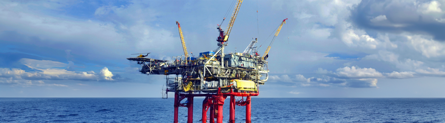 Offshore platform graphic
