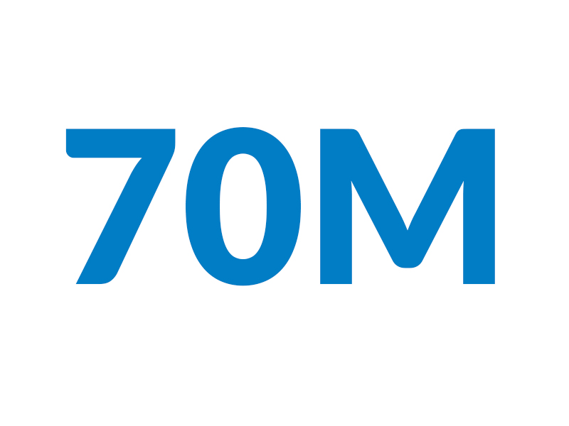 70M