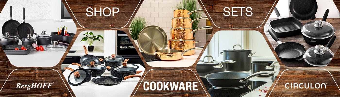 SHOP COOKWARE SETS  