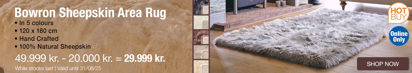 Bowron Sheepskin Area Rug